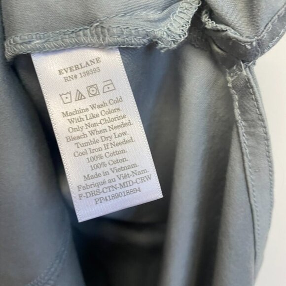 Everlane Luxe Cotton Side Slit T Shirt Dress - Picture 7 of 12